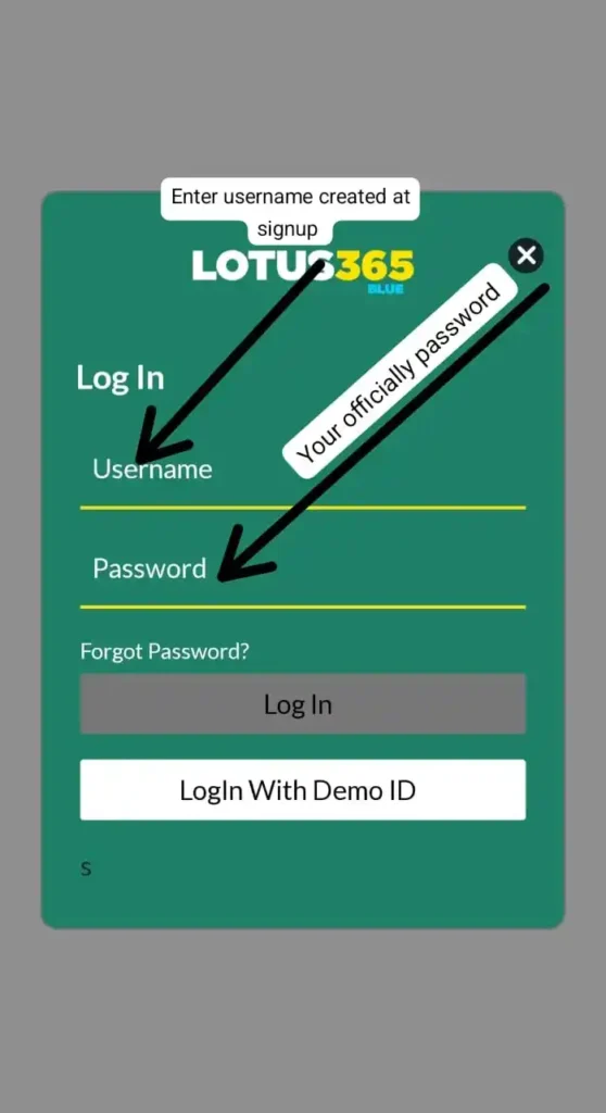 lotus365 blue not working