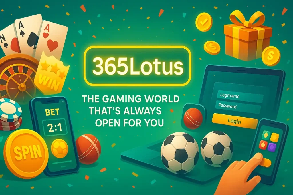 Lotus365 The gaming world that always opens for you