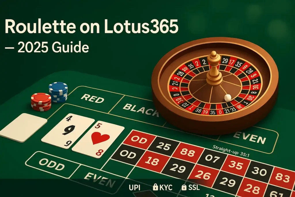 How to Play Roulette on Lotus365