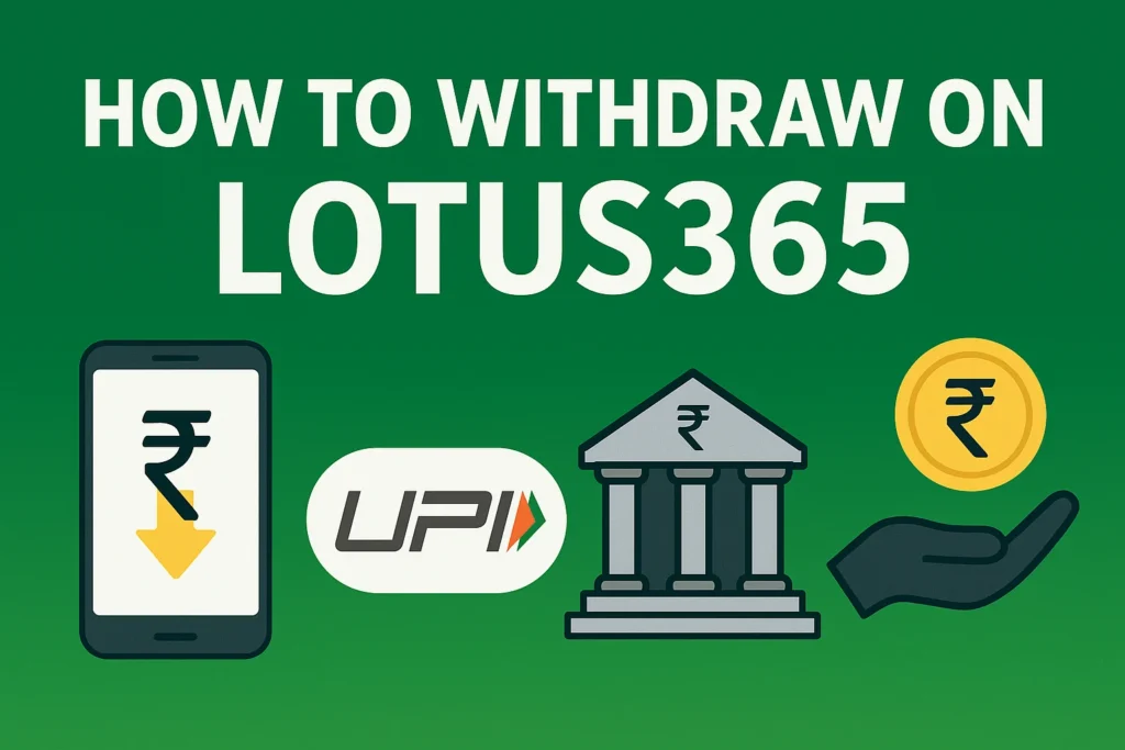 How to withdraw on lotus365