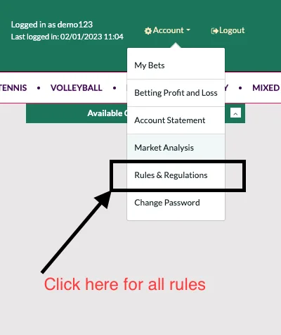 Find Rules & Regulations Section